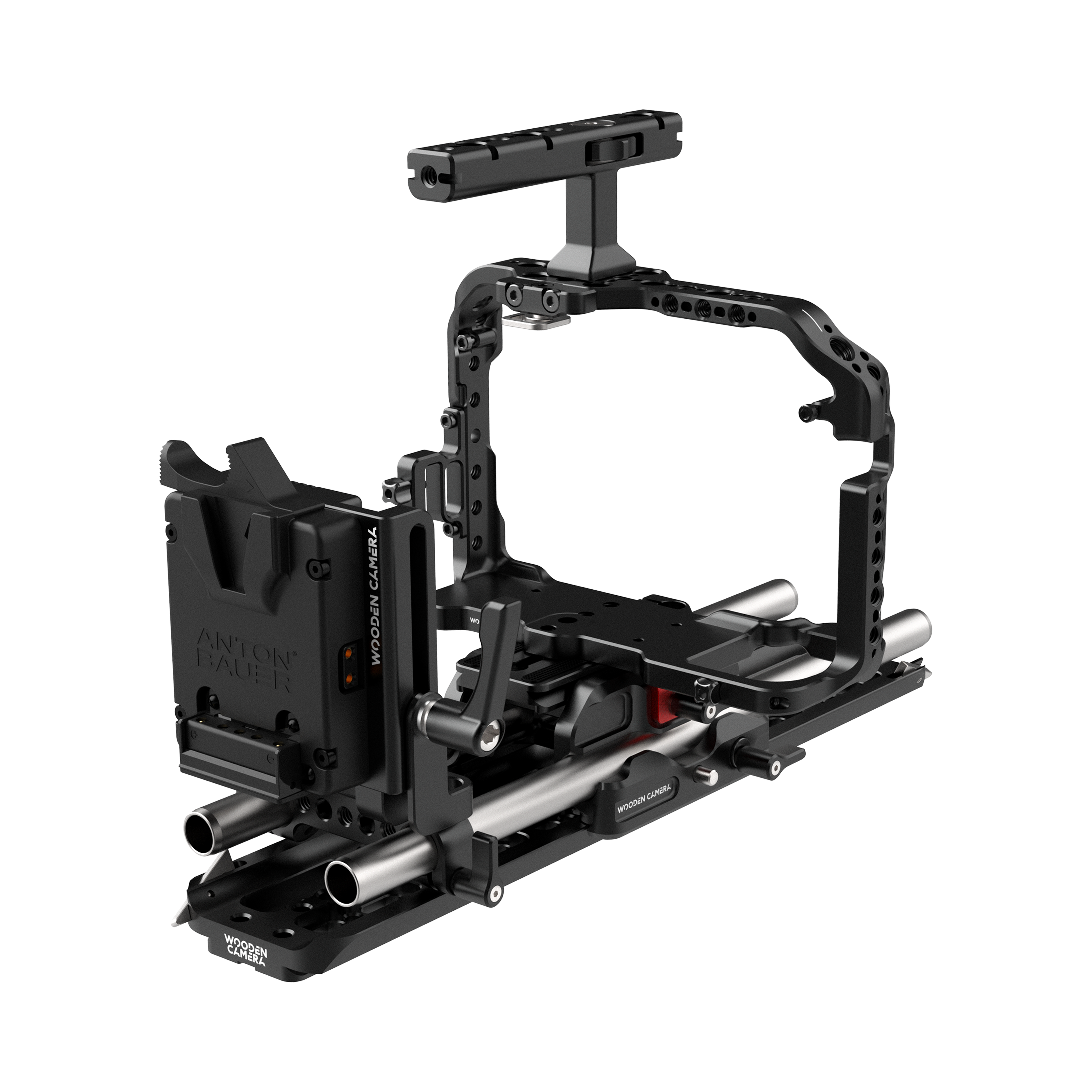 Wooden Camera GFX100S Kit Pro V-Mount cage accessoires