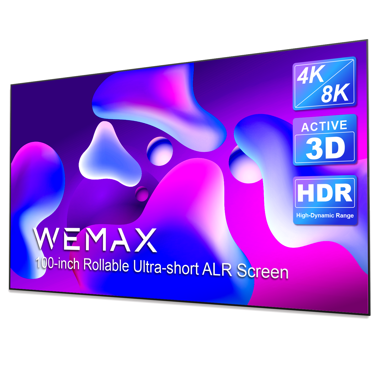 Wemax Projector Screen PSA01 écran projection 100" ALR cadre