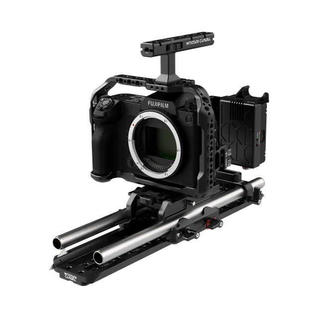 Wooden Camera GFX100S Kit Pro V-Mount cage accessoires