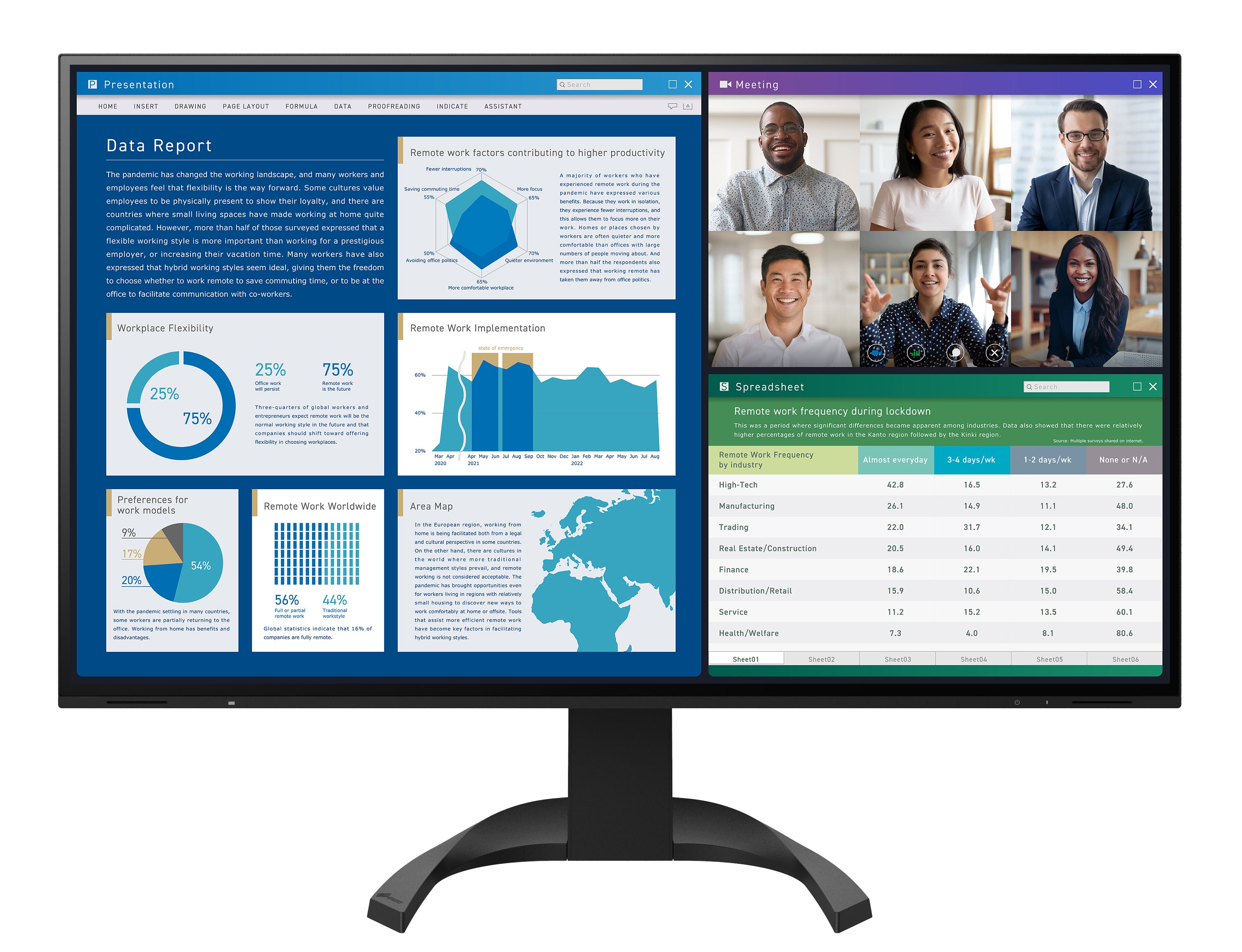 EIZO FlexScan EV3240X moniteur 32 pouces 4K noir