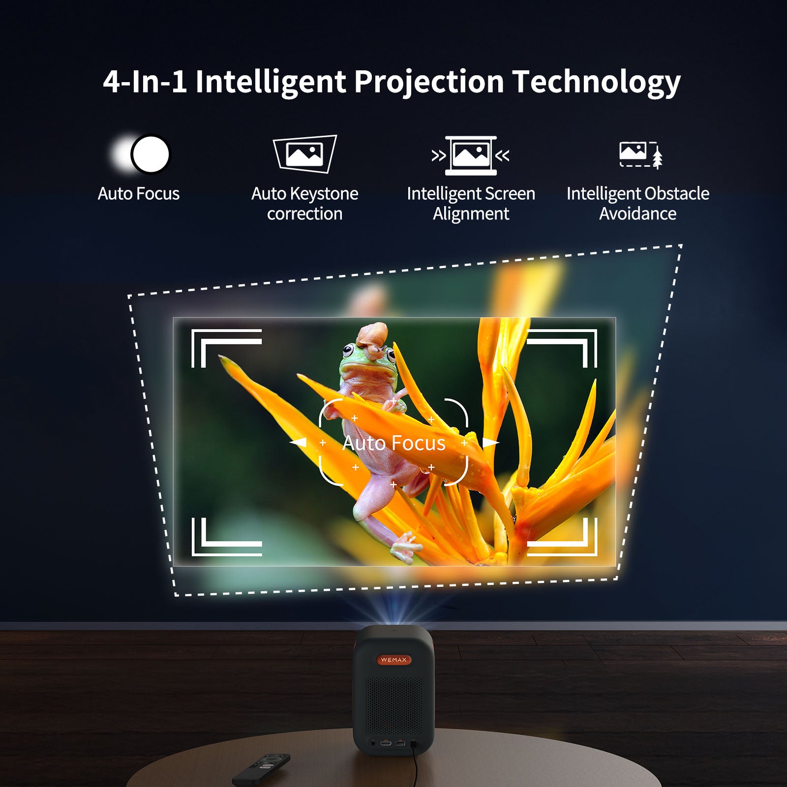 Wemax VP01 vidéoprojecteur 1080P Google TV Netflix