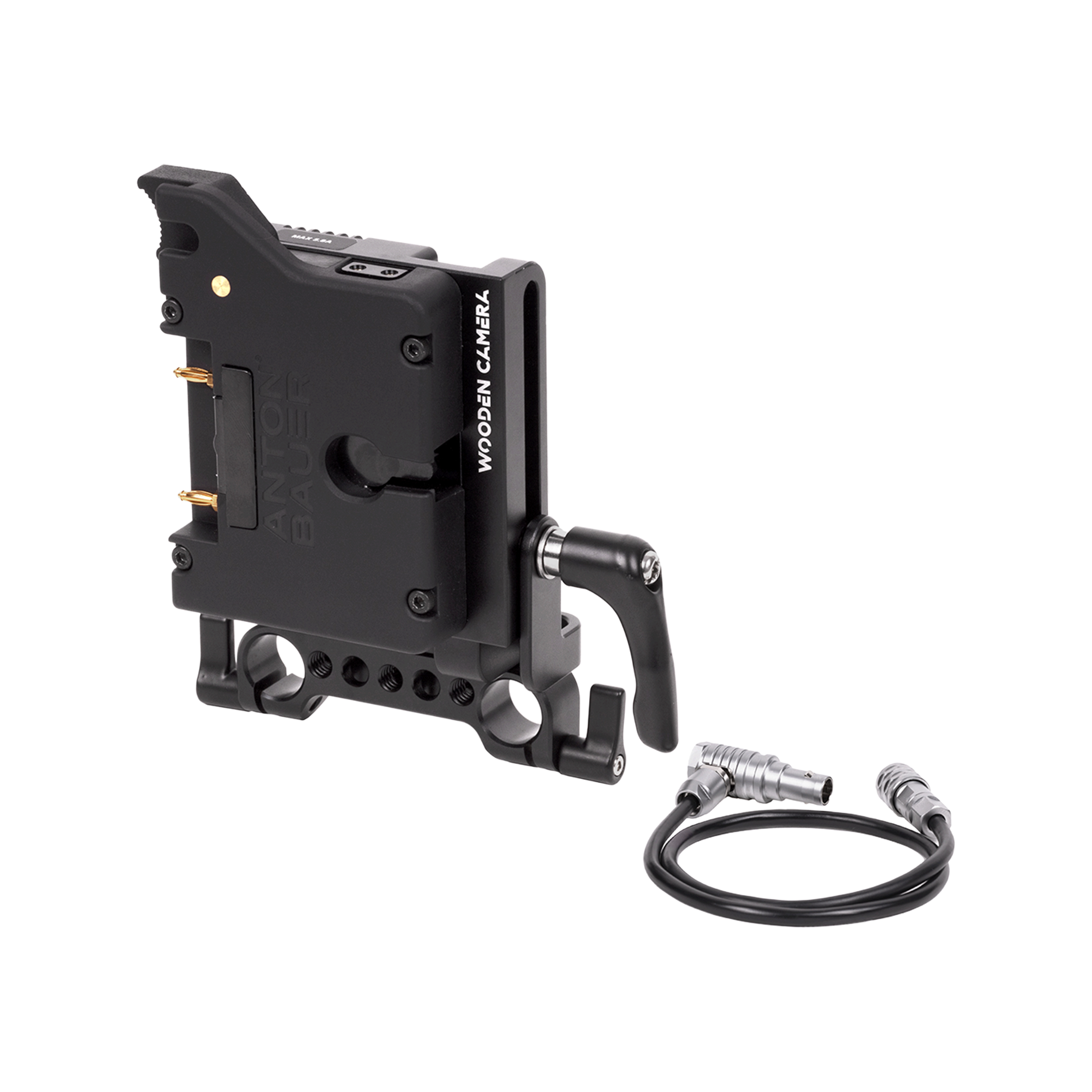 Wooden Camera Power Micro Battery Slide Pro BMPCC plaque Gold Mount