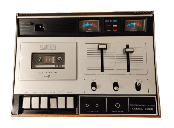 Amstrad 6000 platine cassette stéréo 1975