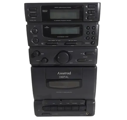 Amstrad Micro MC1000 mini chaîne HiFi CD avec enceintes