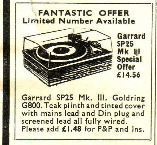 Amstrad Plinth & Cover Socle Capot Garrard SP25 Teck