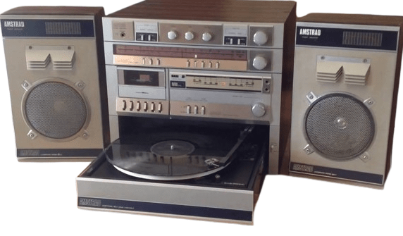 Amstrad Audio SM101 SM102 chaîne hi-fi tiroir motorisé