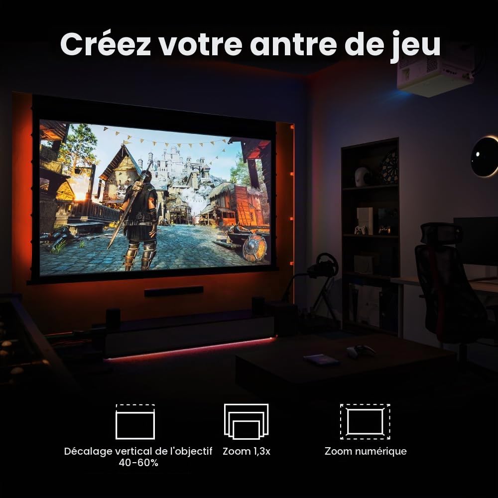 BenQ X3100i Vidéoprojecteur Gaming 4K 3300 Lumens