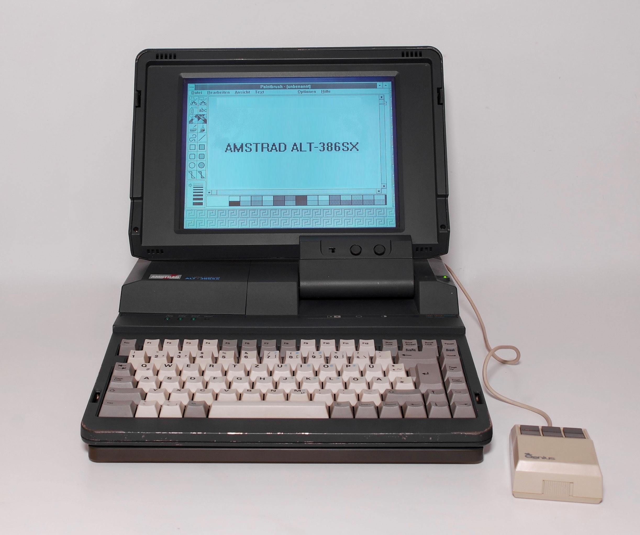 Amstrad Computer ALT286 ALT386 ordinateur portable 1990