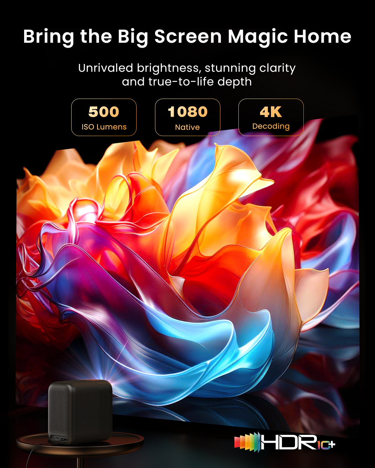Wemax VP04 vidéoprojecteur Full HD Google TV Netflix