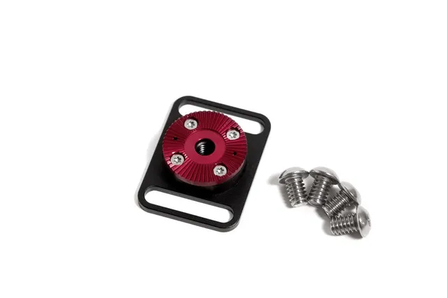 Wooden Camera Bolt On Rosette adaptateur rig RED