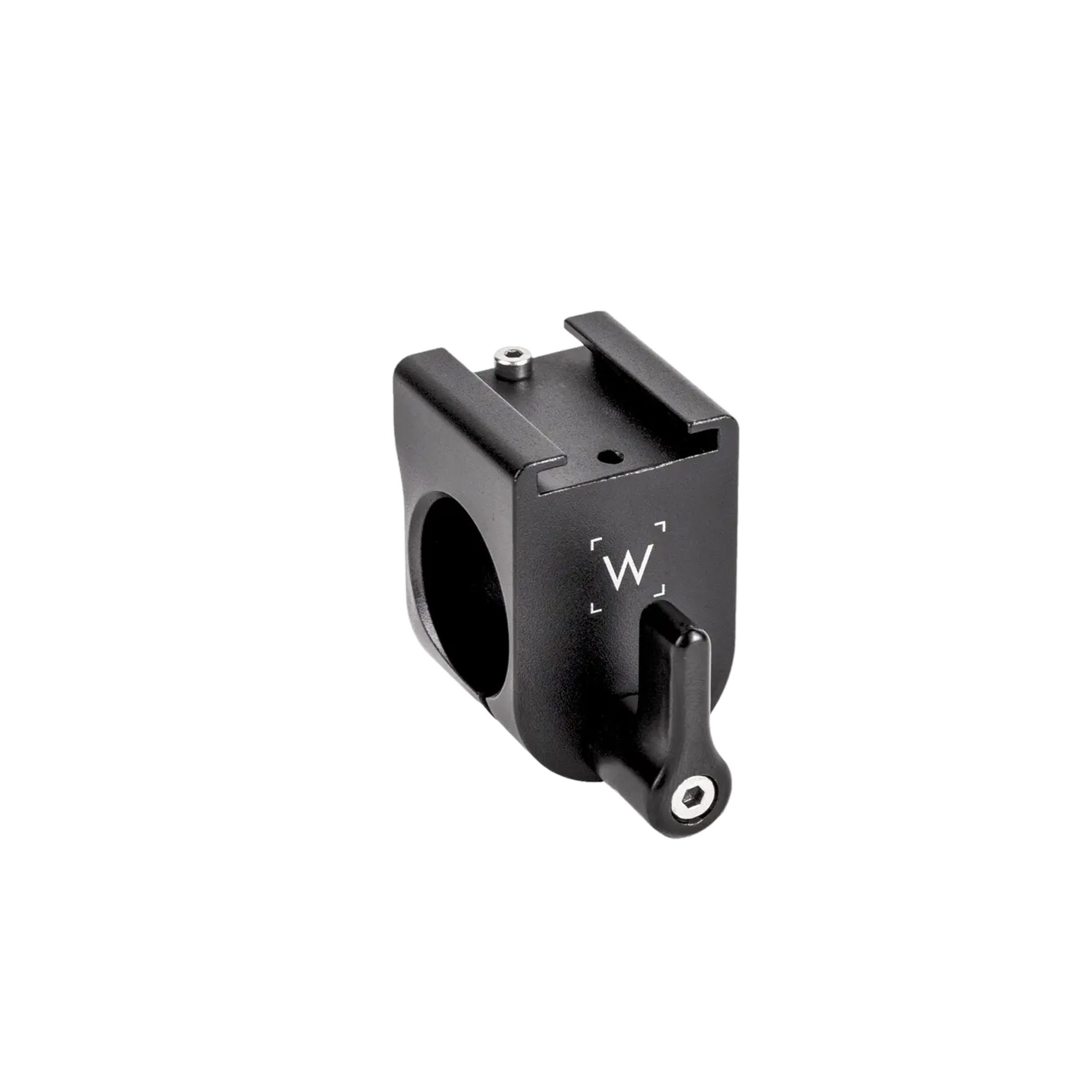 Wooden Camera Rod 19mm Rod Clamp to Cold Shoe Mount