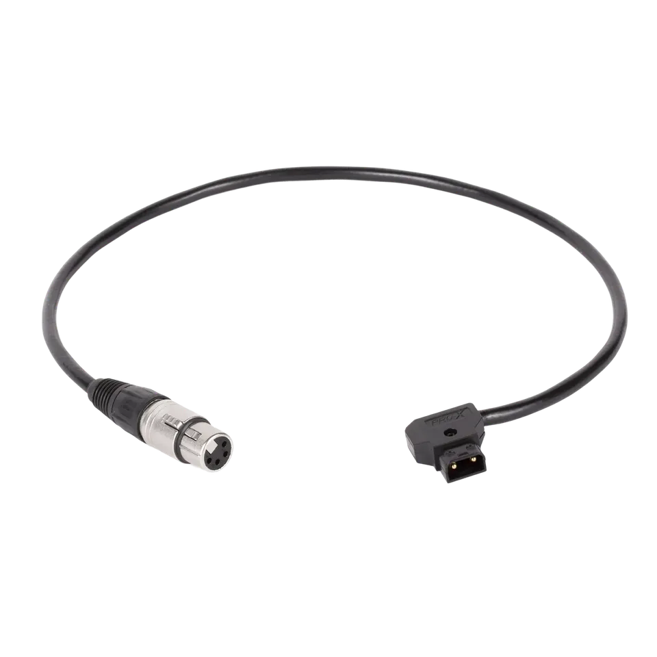 Wooden Camera D-Tap to 4pin XLR Female câble alimentation 20"