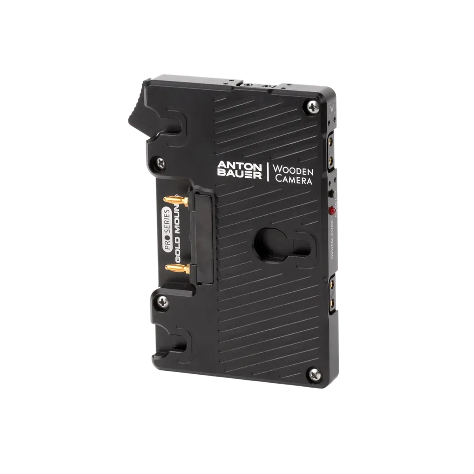 Wooden Camera Power WC Pro Gold Mount plaque batterie 3x D-Tap