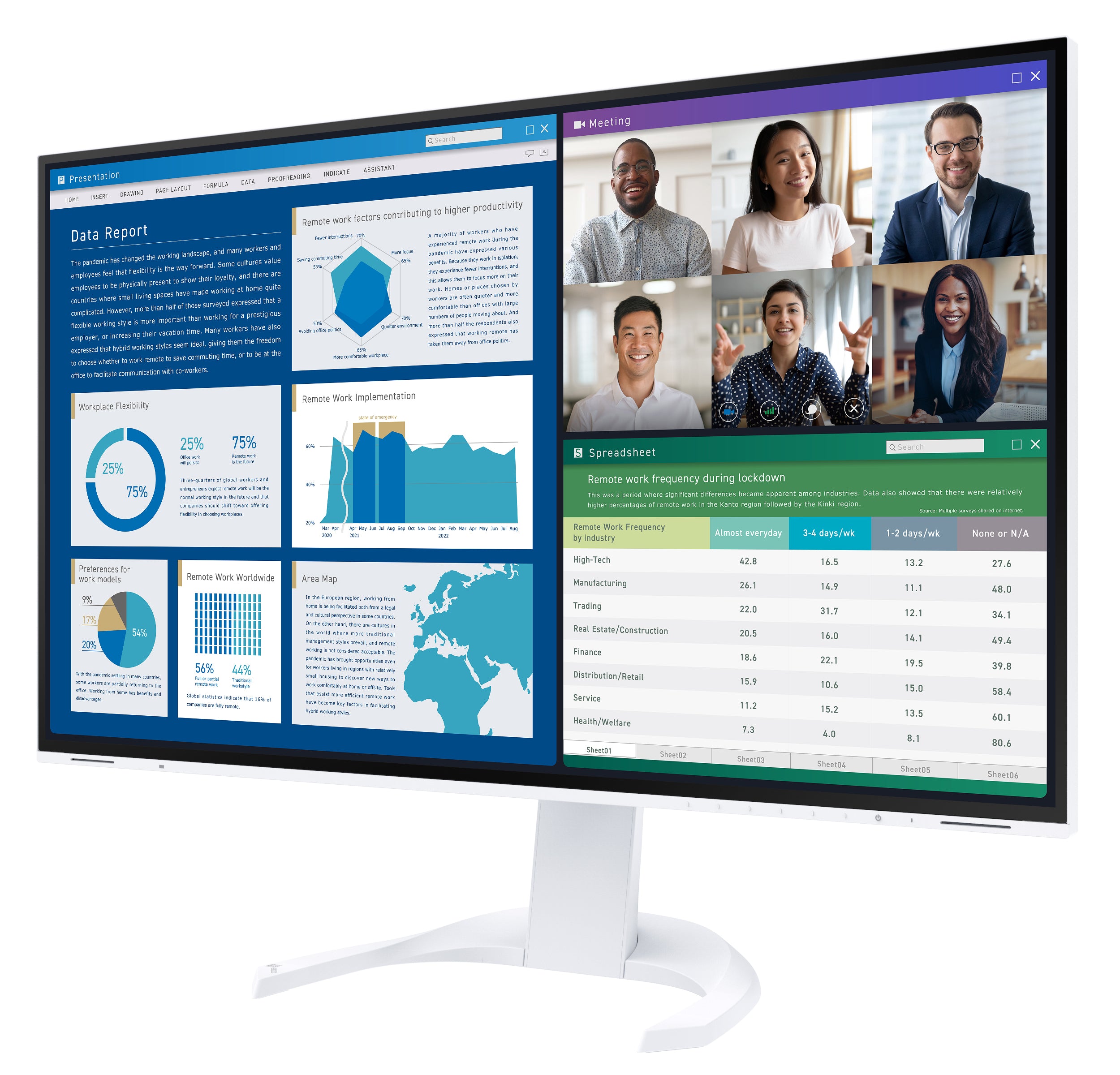 EIZO FlexScan EV3240X moniteur 32 pouces 4K noir