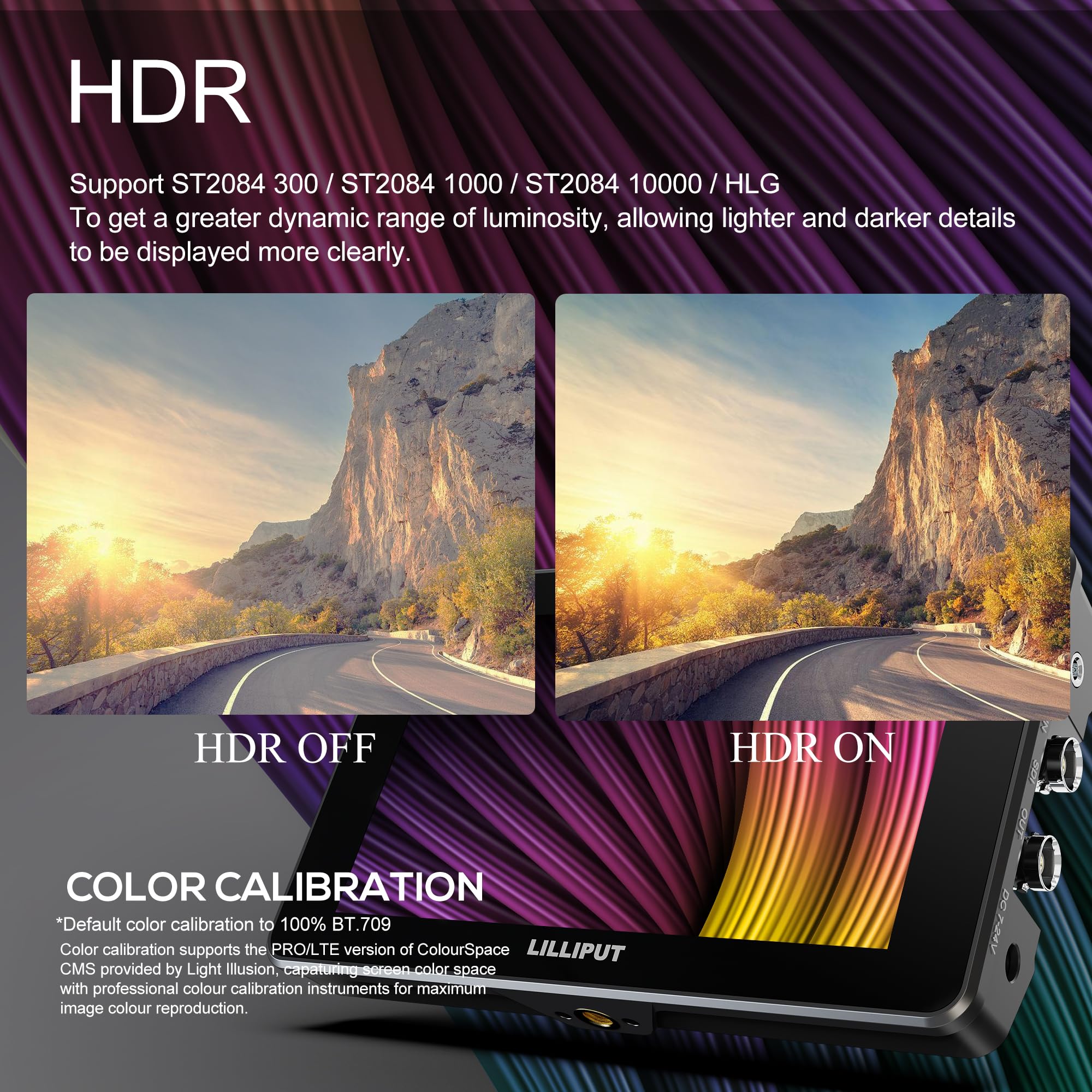 Lilliput HT5S Moniteur caméra tactile 5,5" FHD 2000 nits