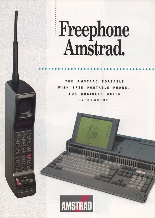 Amstrad Computer PPC512 ordinateur portable LCD 1988
