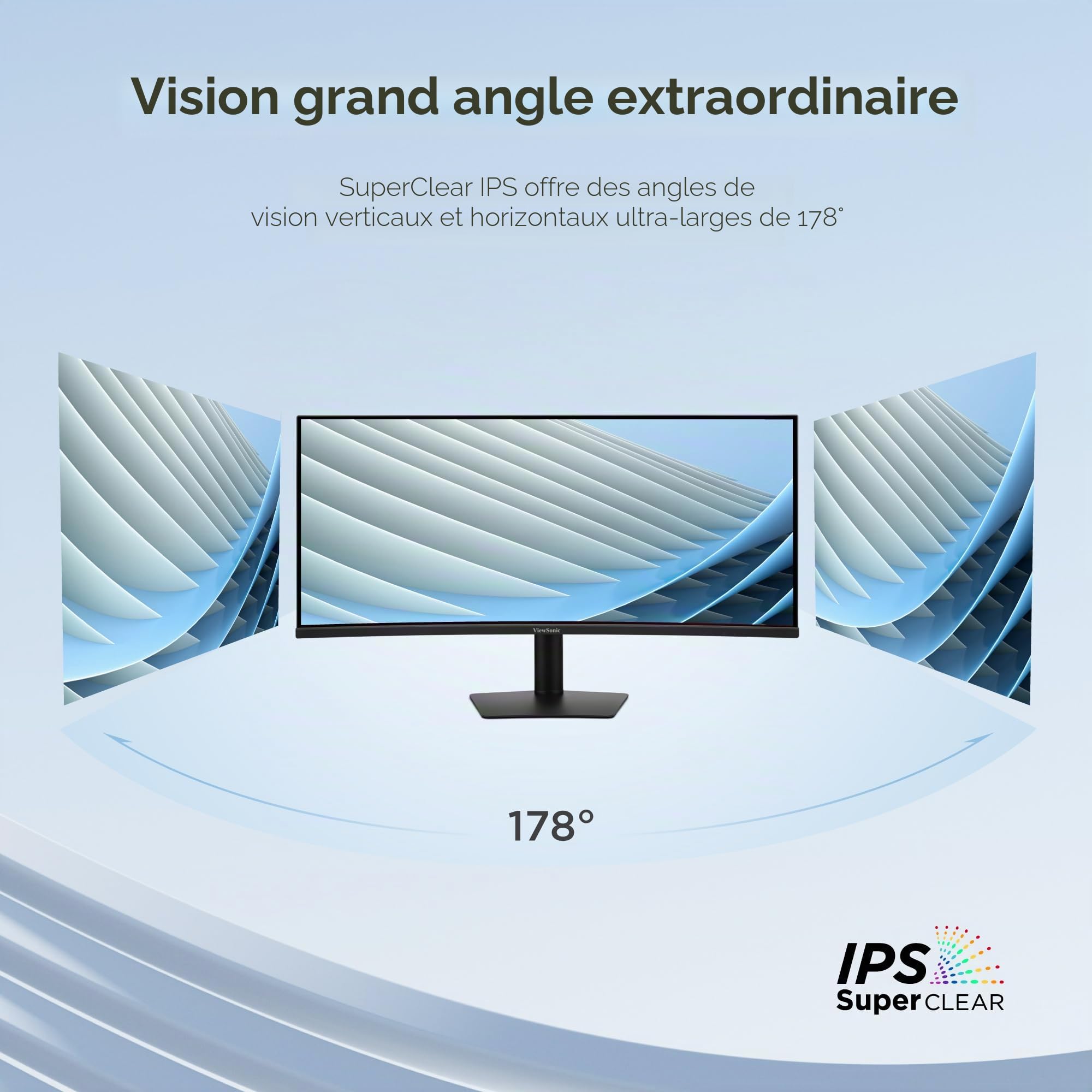 ViewSonic VX moniteur IPS 34 pouces 120 Hz USB-C