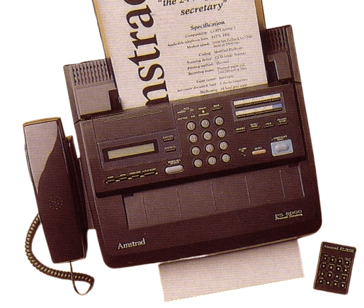 Amstrad Telephone & Fax PS8000 Fax Répondeur 30 Numéros