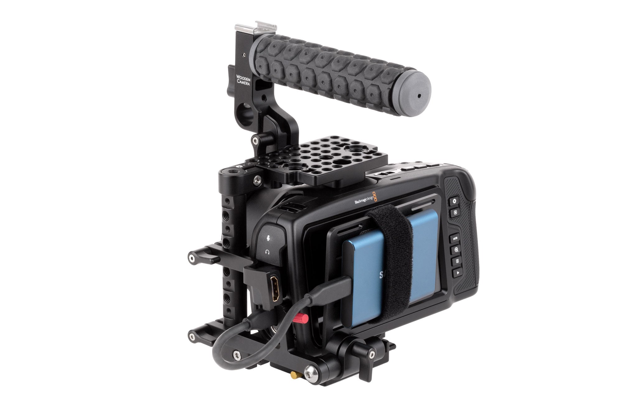 Wooden Camera BMPCC4K/6K Cage Support SSD Mount