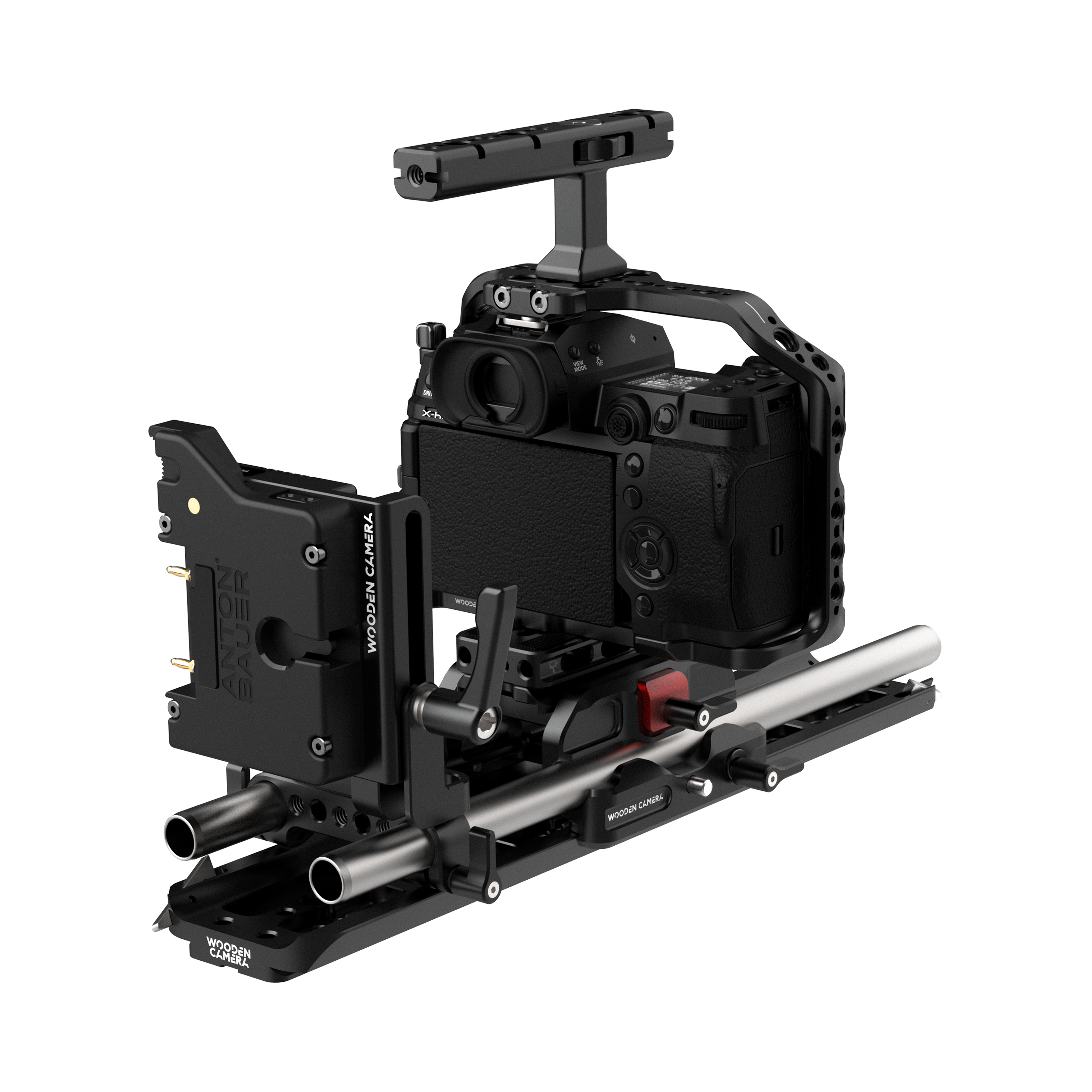 Wooden Camera Accessory Kits Fujifilm X-H2S X-H2 Pro Gold Mount