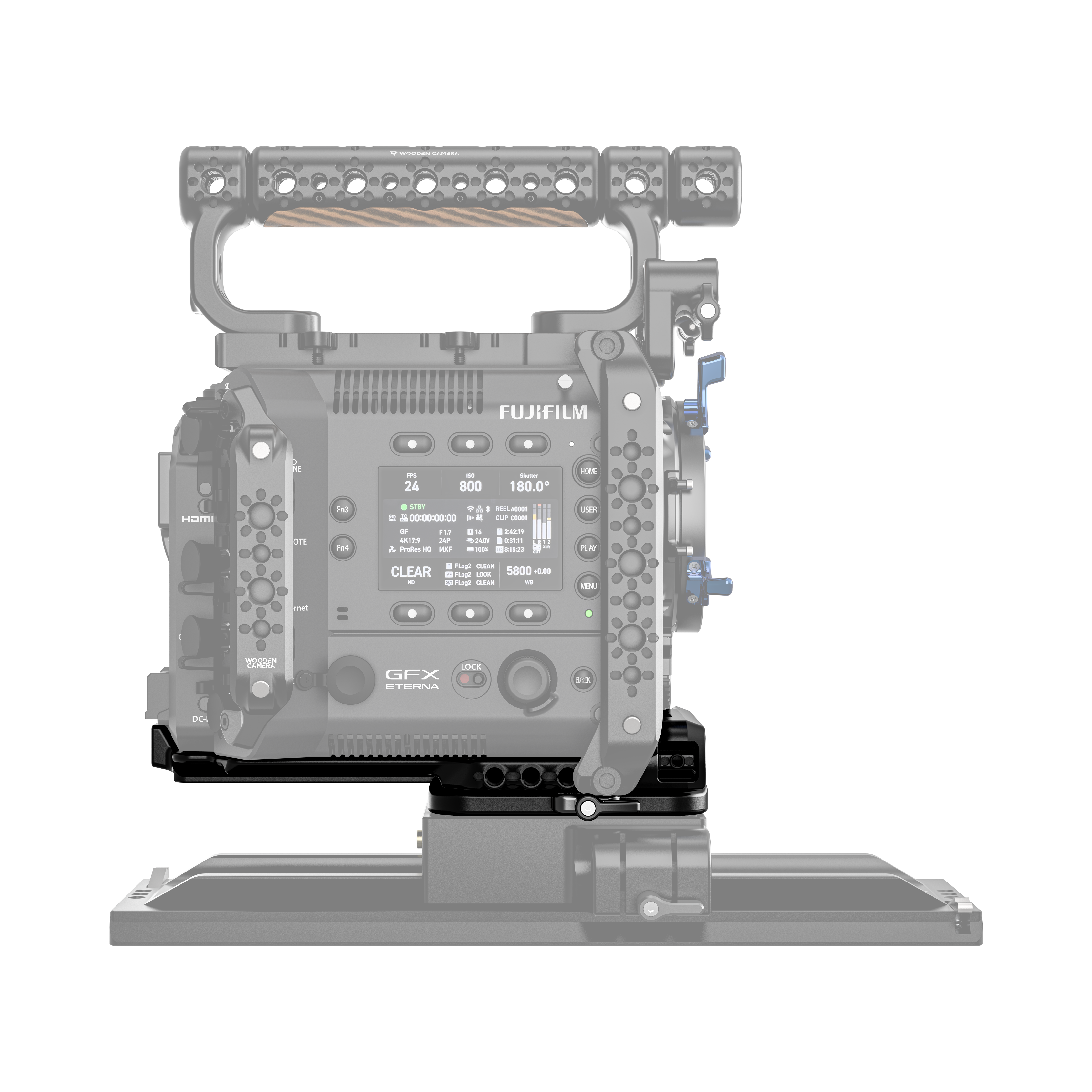 Wooden Camera Base Plate System GFX ETERNA 55 Platine ARCA