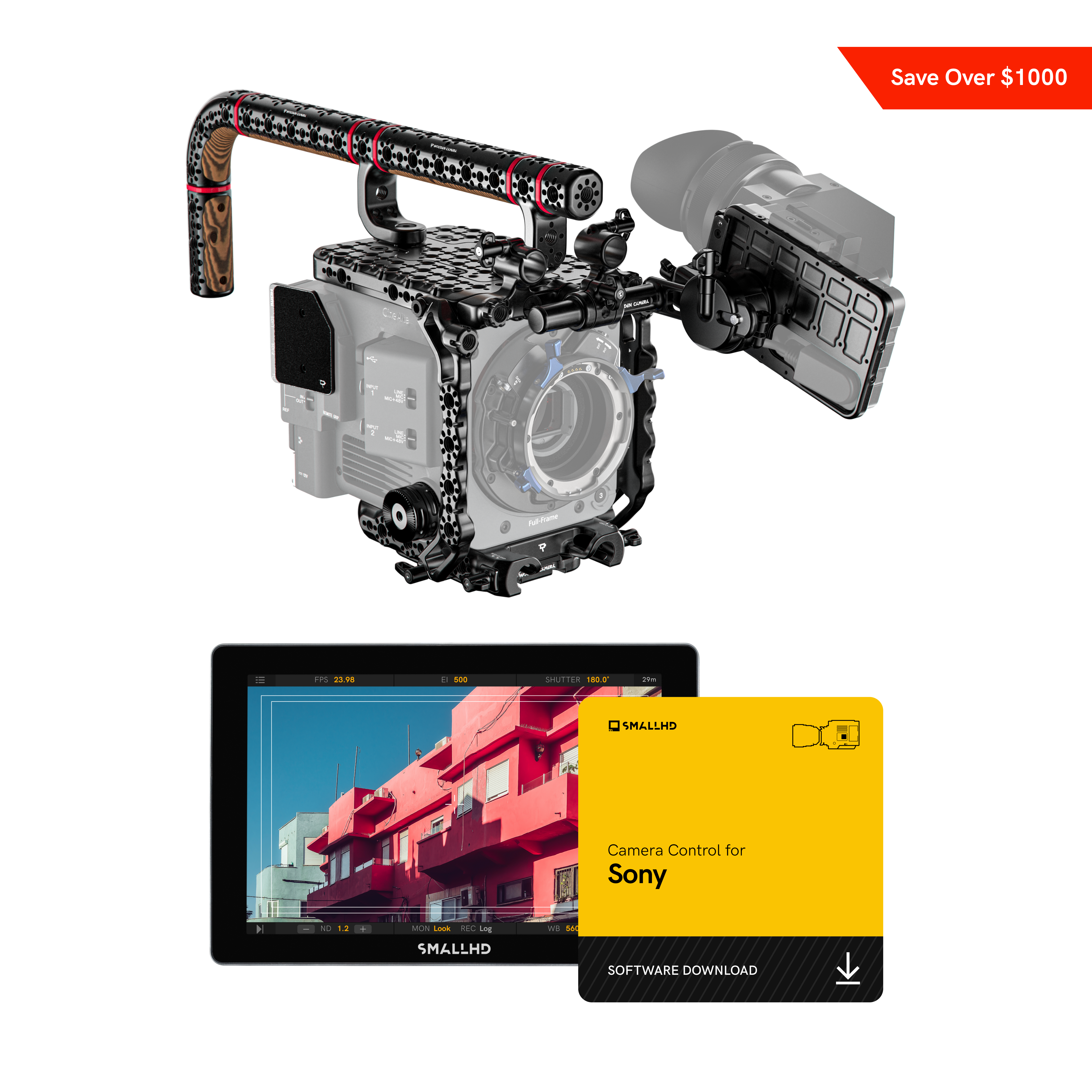 Wooden Camera Elite Sony BURANO kit accessoires Cine 7