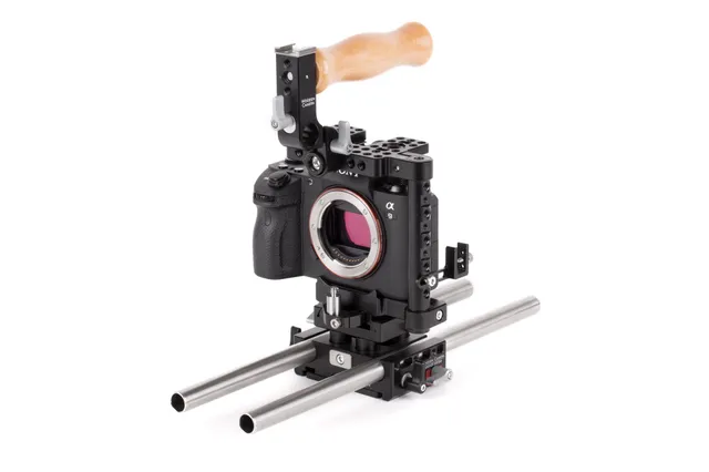 Wooden Camera Accessory Kits Sony A7 A9 kit cage base