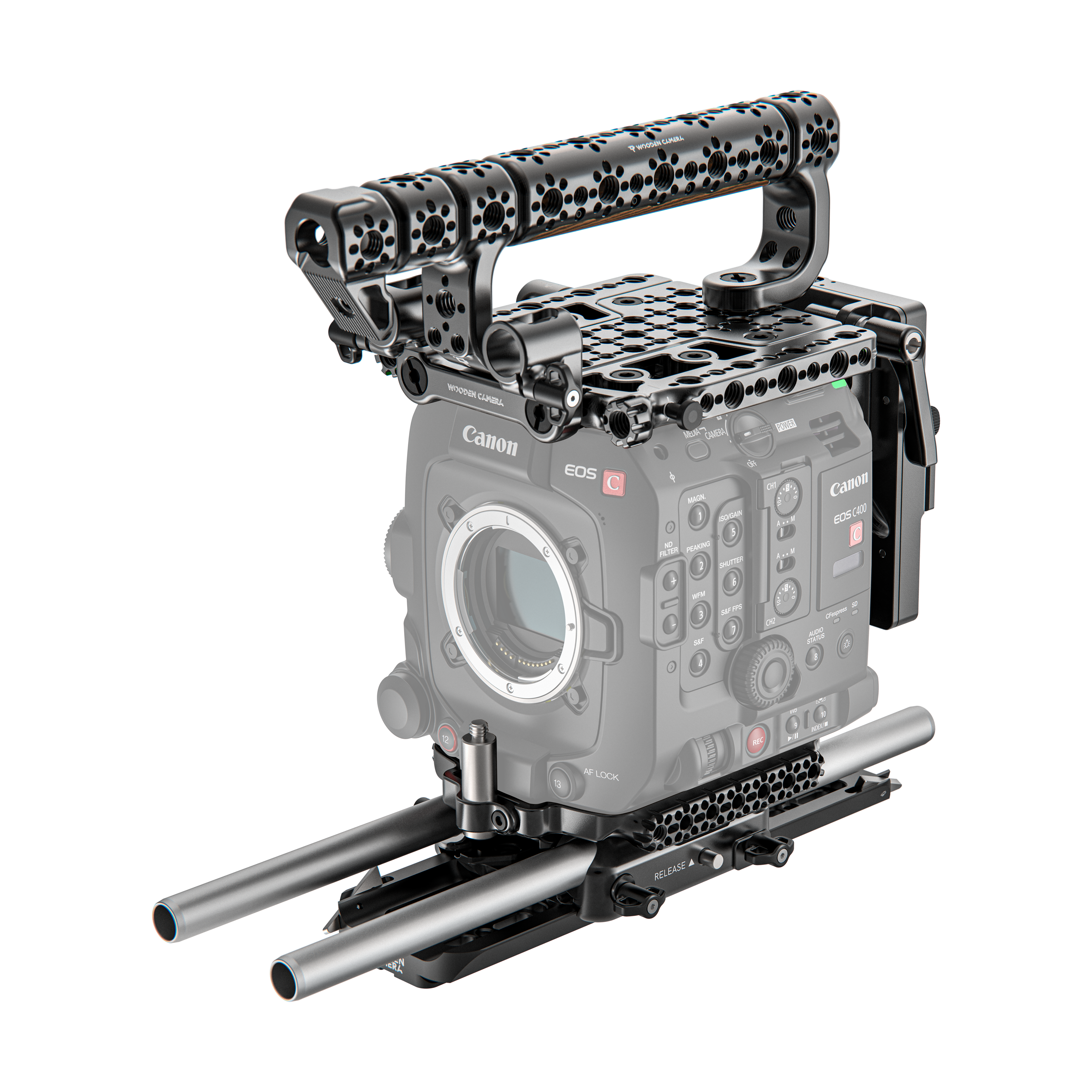 Wooden Camera Elite Canon C400 Kit cage Gold Mount