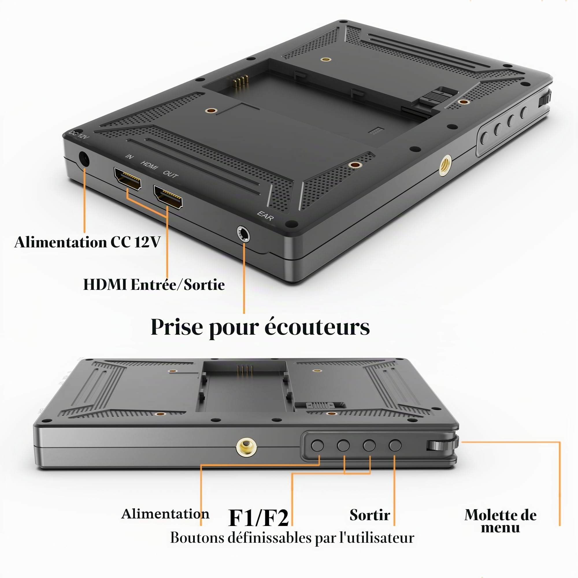 Lilliput A7S moniteur caméra 7" FHD SDI HDMI 4K