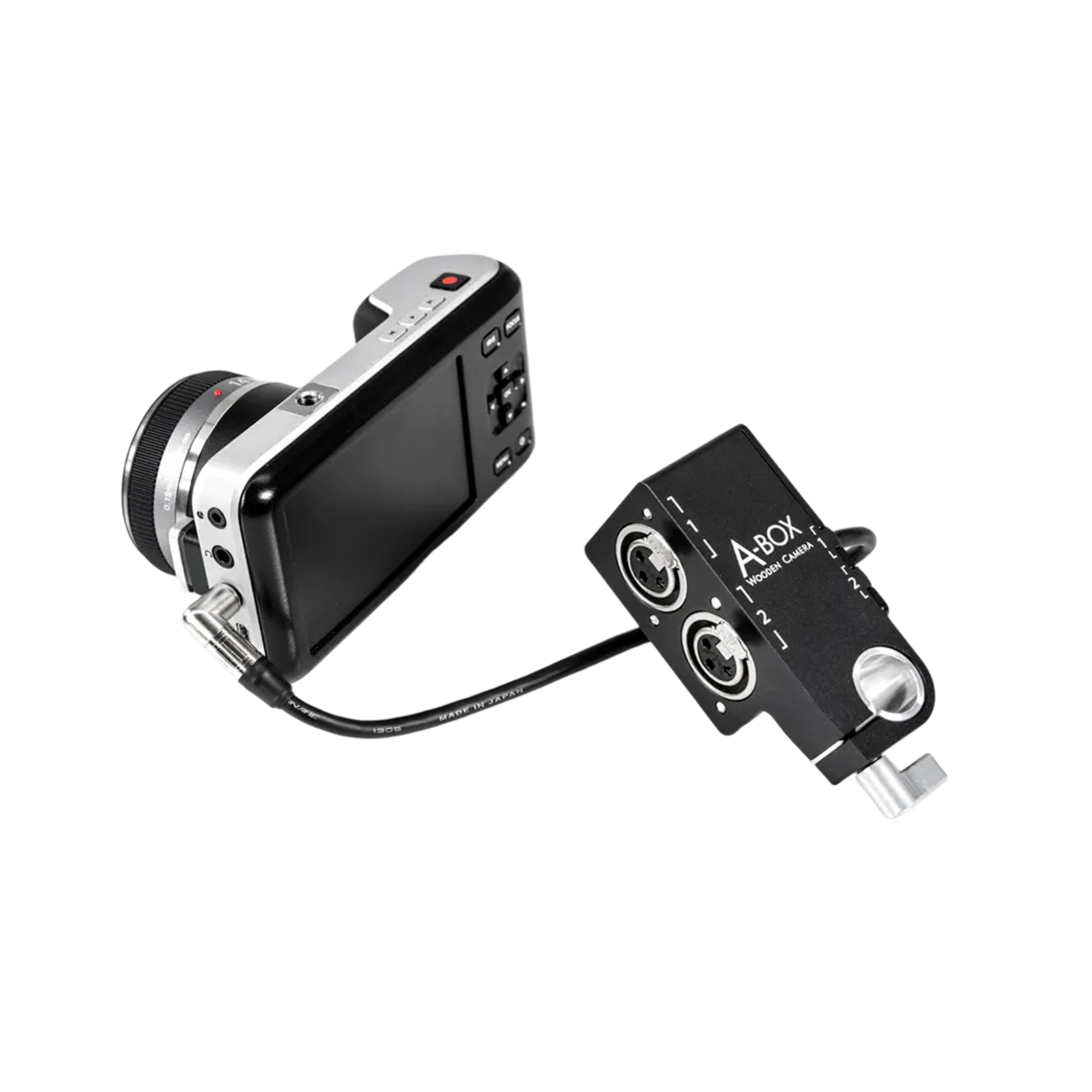 Wooden Camera A-Box Pocket Adaptateur XLR vers Jack 3,5mm