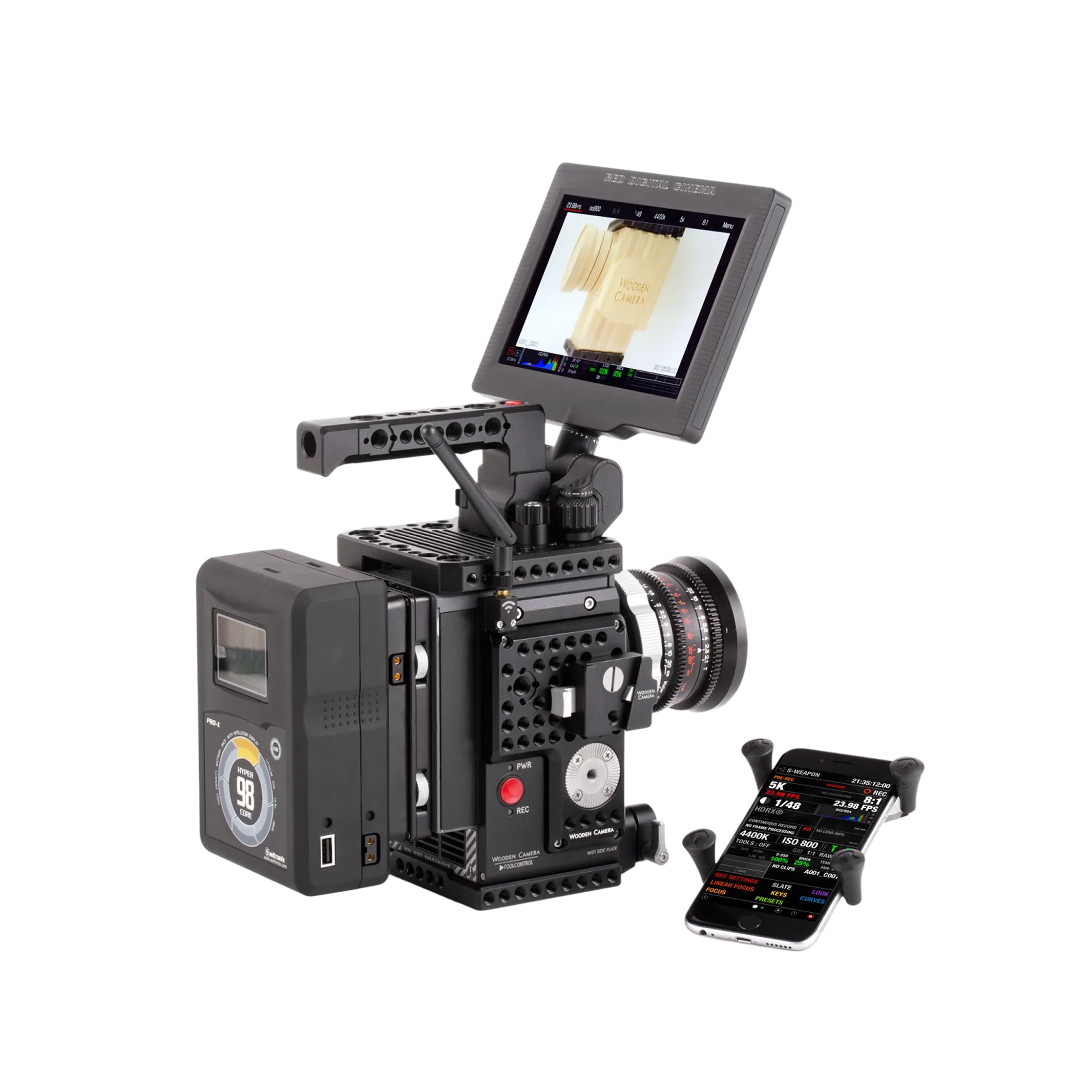 Wooden Camera Accessory Kits kit V-Lock Base Station dégagement rapide