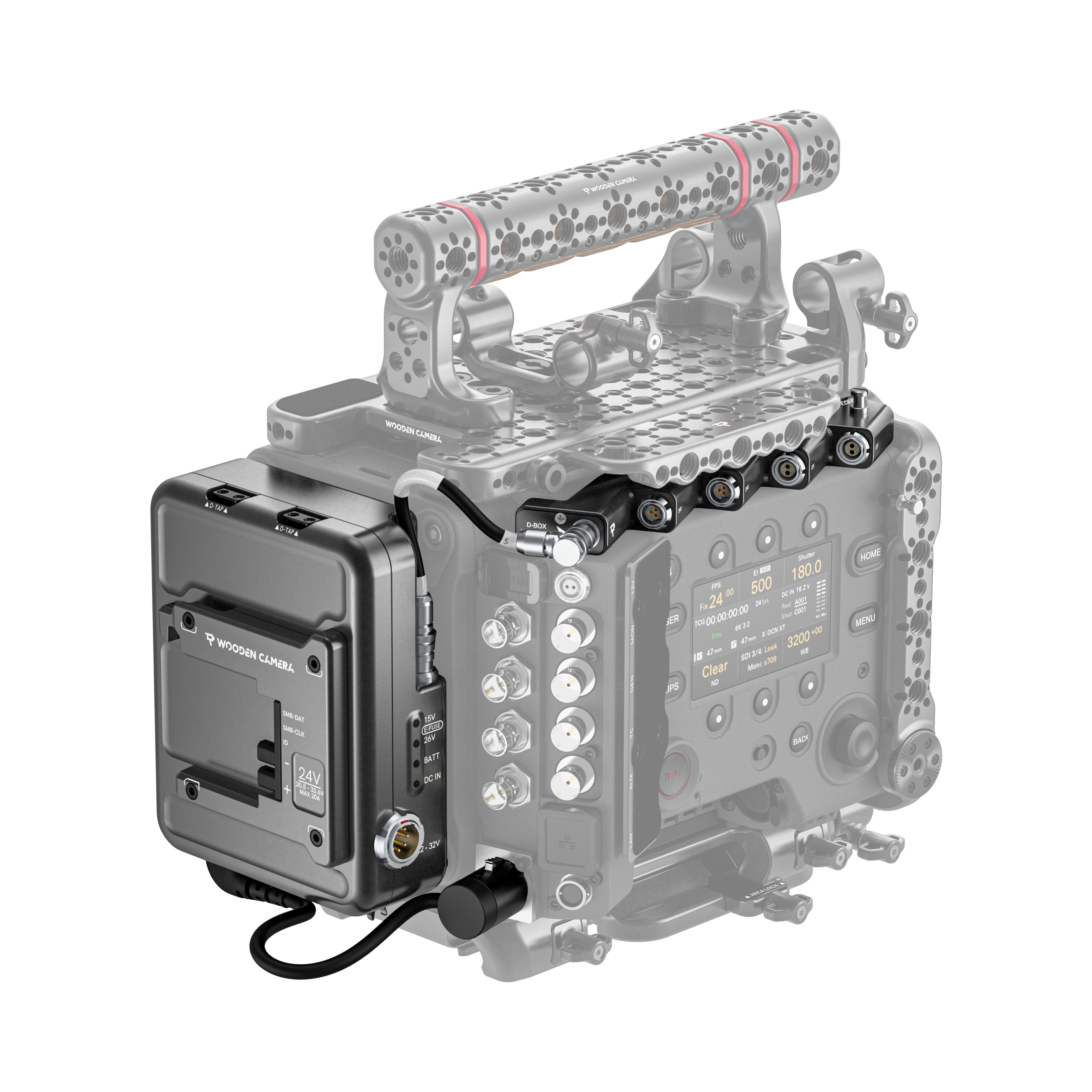 Wooden Camera Power Bloc batterie B-Mount D-Box Sony VENICE