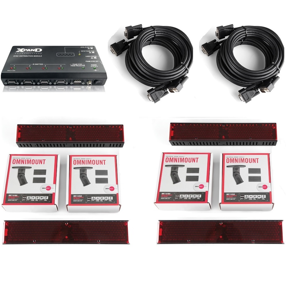 Xpand FOUR KIT système 3D actif 800 places