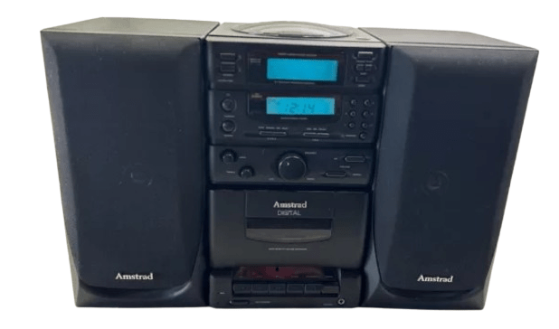 Amstrad Micro MC1000 mini chaîne HiFi CD avec enceintes