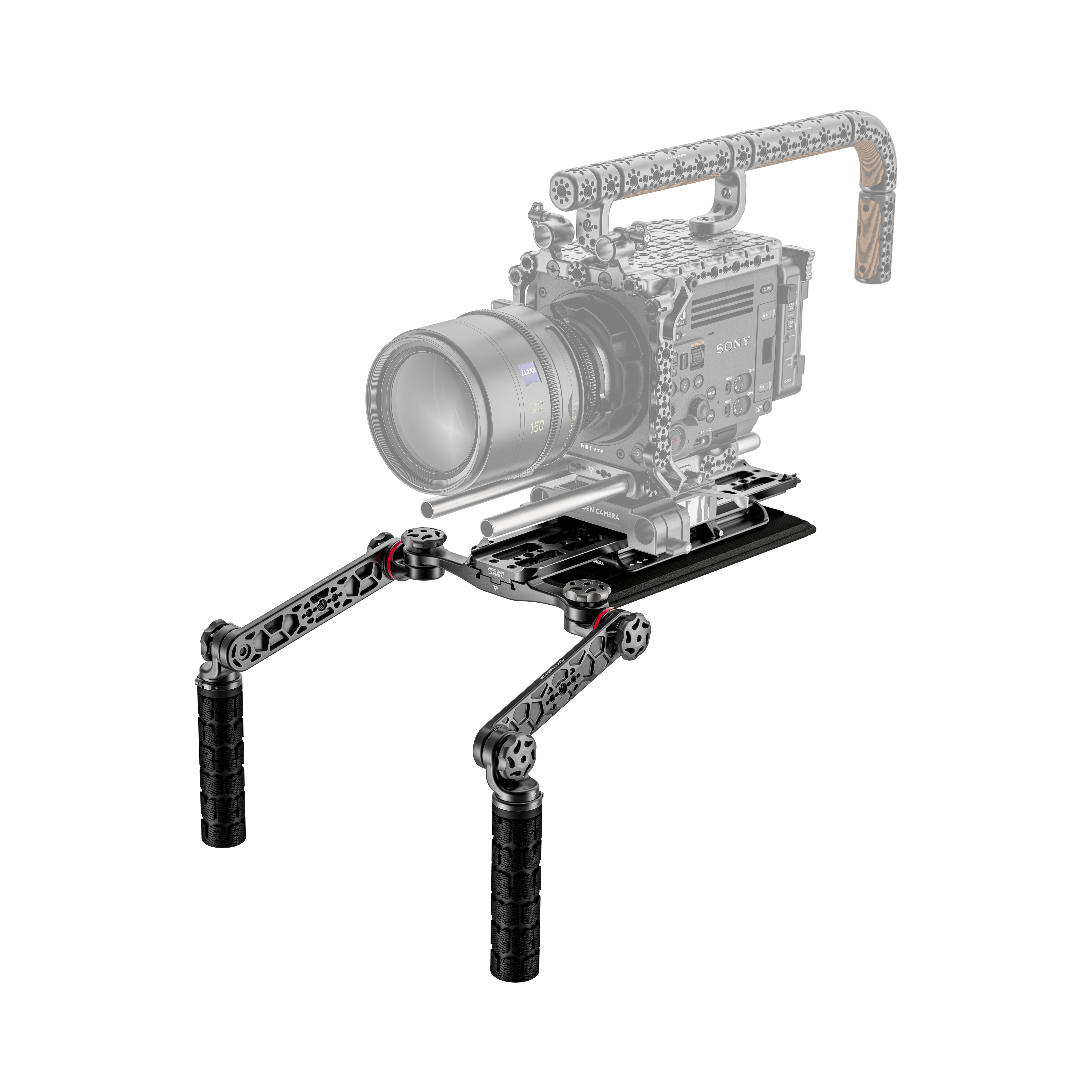 Wooden Camera Shoulder Rig rig épaule ARCA aluminium