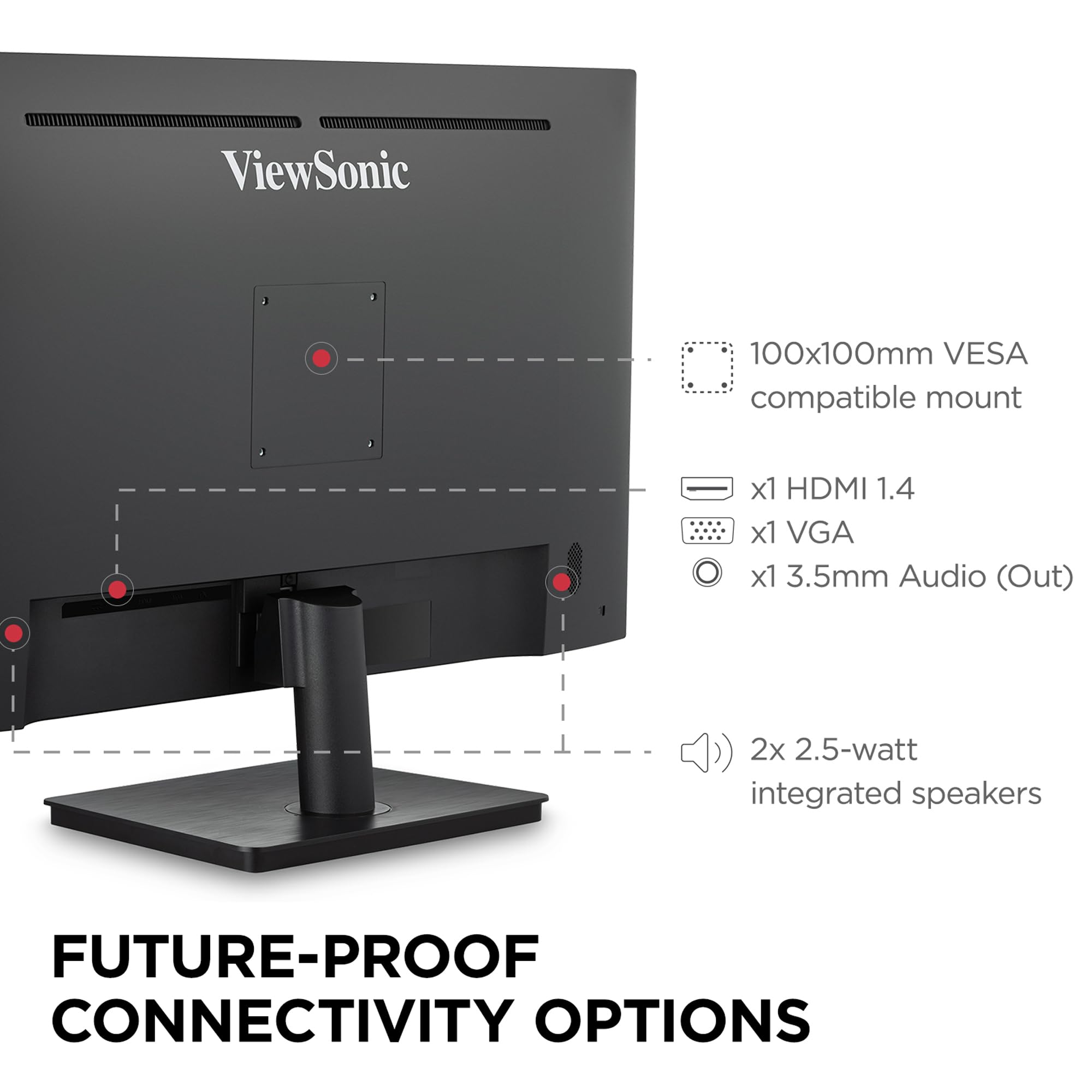 ViewSonic VA3209M Moniteur 32 Pouces Full HD IPS 75 Hz