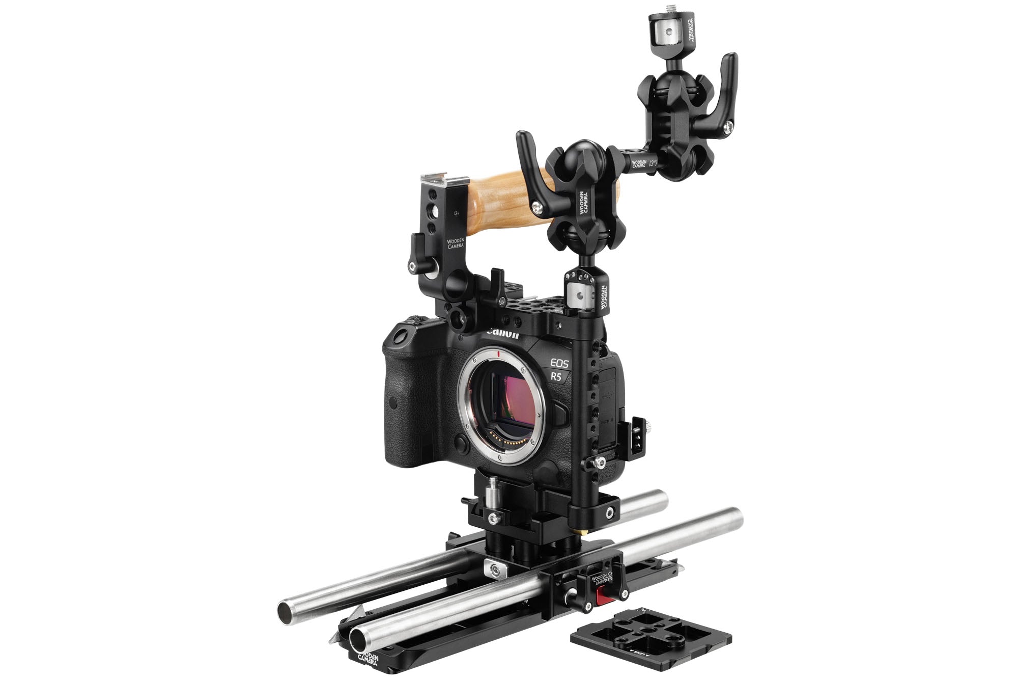 Wooden Camera Accessory Kits Canon EOS R R5 R6 kit cage Advanced