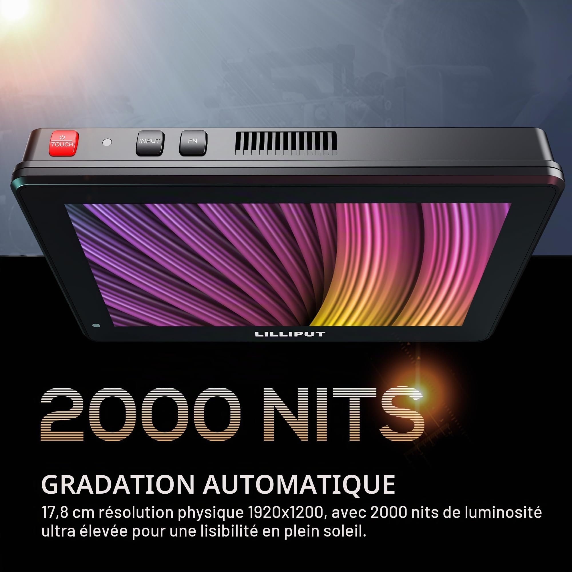 Lilliput HT7S moniteur tactile 7 pouces 2000 nits