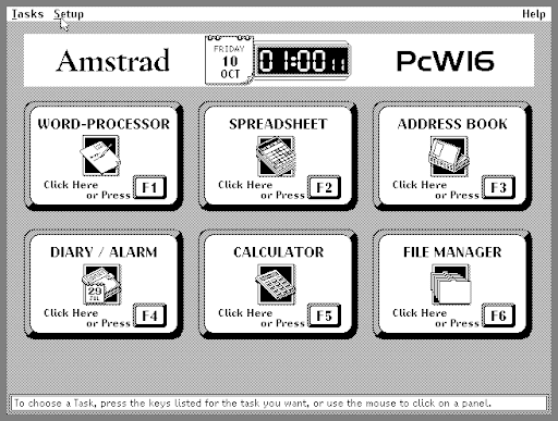 Amstrad PCW10 PCW16 ordinateur traitement de texte 1995