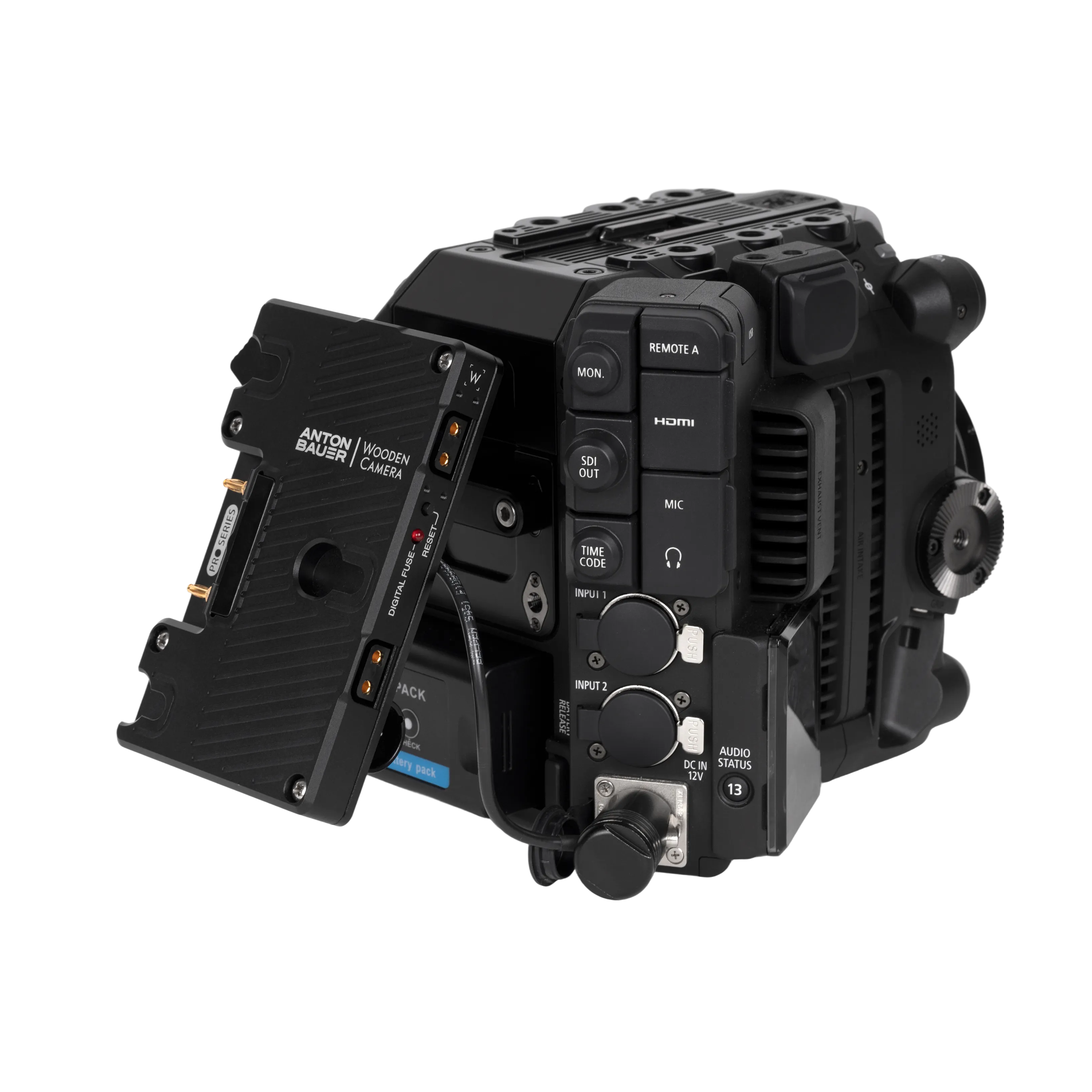 Wooden Camera Battery Slide Pro Canon C400 platine V-Mount