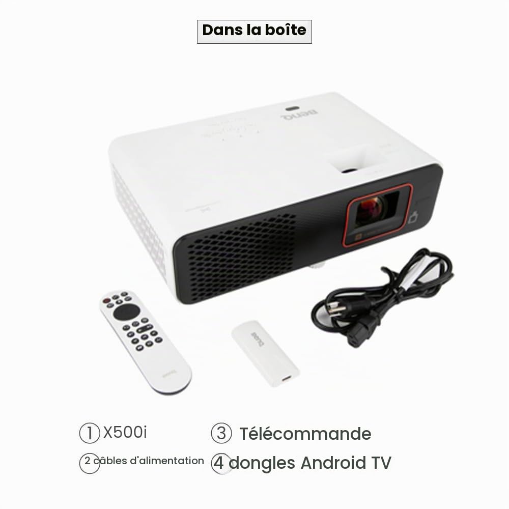 BenQ X Series X500i vidéoprojecteur gaming 4K 2200 lumens