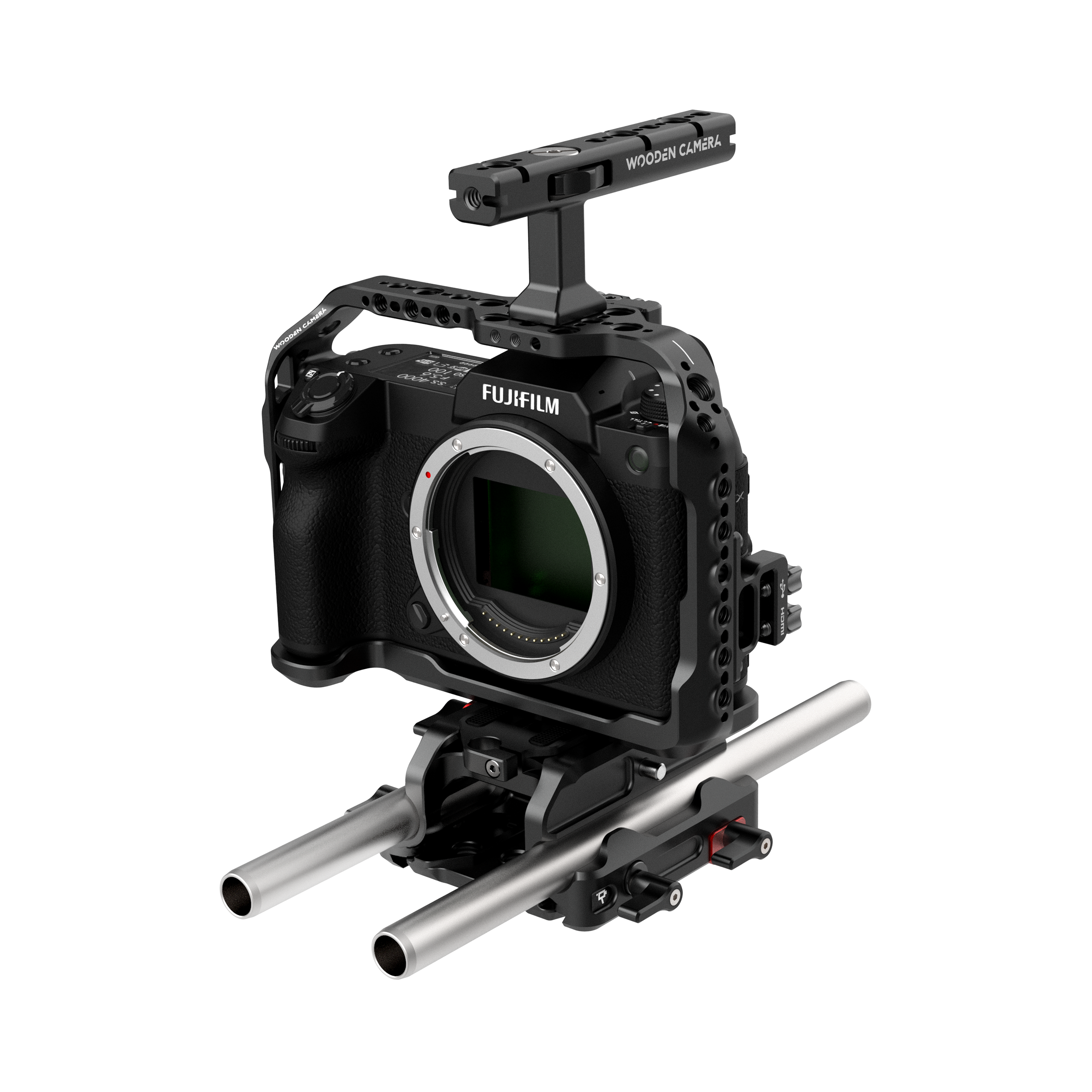 Wooden Camera GFX100S Unified Kit Base cage accessoires