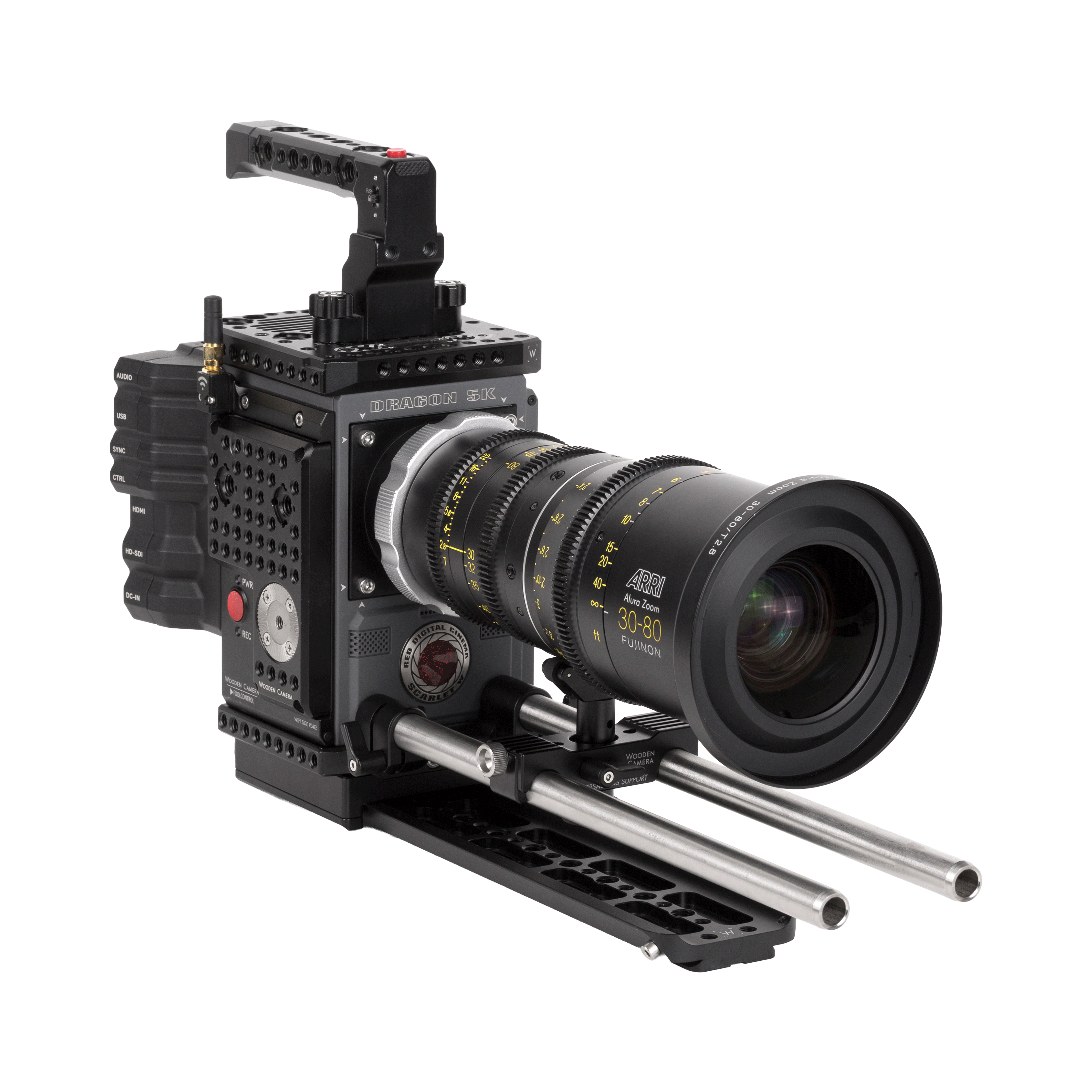 Wooden Camera Lens Support universel 15mm LW objectifs lourds