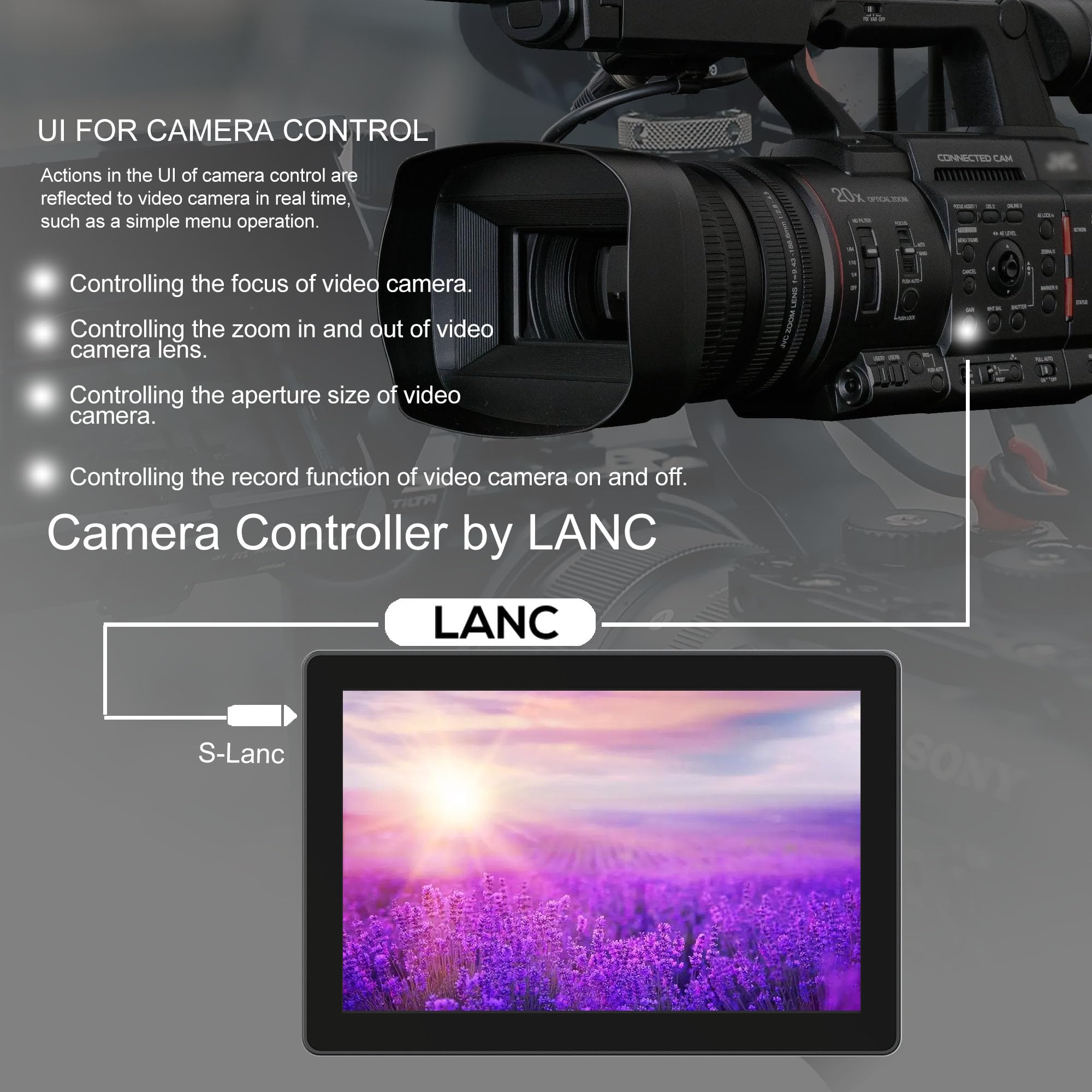 Lilliput HT10S Moniteur caméra tactile 10,1" FHD 1500 nits