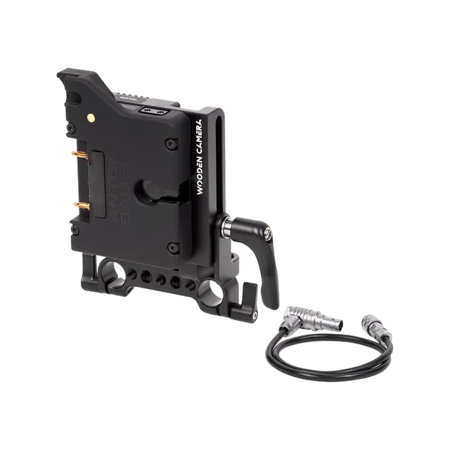 Wooden Camera Power Micro Battery Slide Pro BMPCC plaque Gold Mount