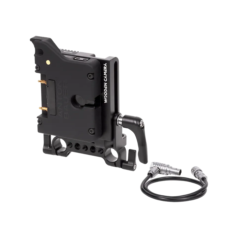 Wooden Camera Power Micro Battery Slide Pro BMPCC plaque Gold Mount