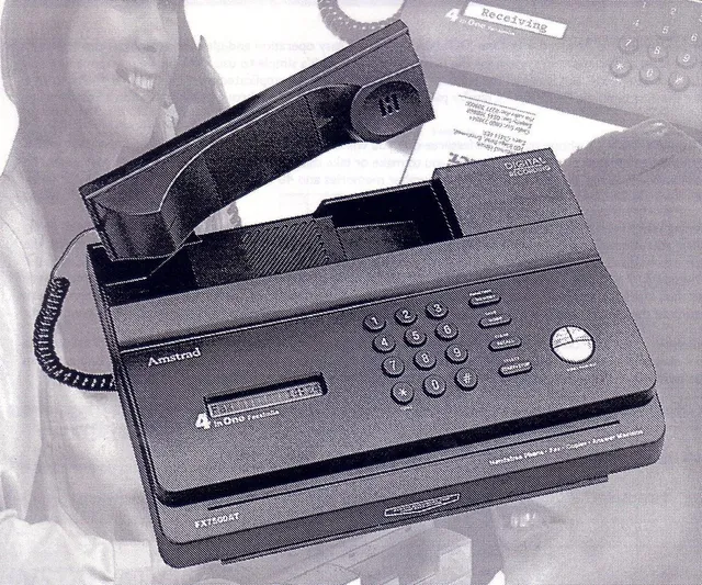 Amstrad FX7500 télécopieur fax papier bureau 1994