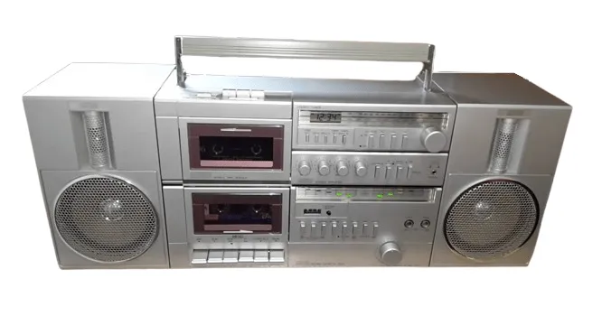 Amstrad Audio 8090 mini chaîne double cassette Walkman 1983