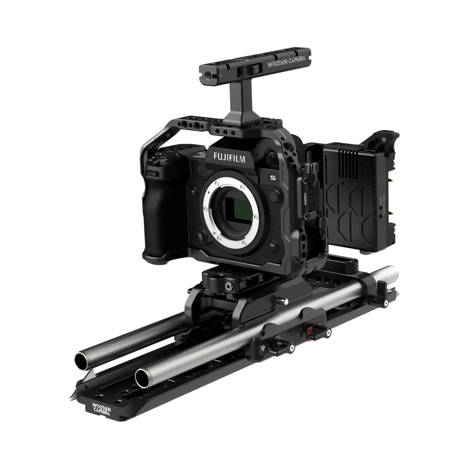 Wooden Camera Accessory Kits Fujifilm X-H2S X-H2 Pro Gold Mount