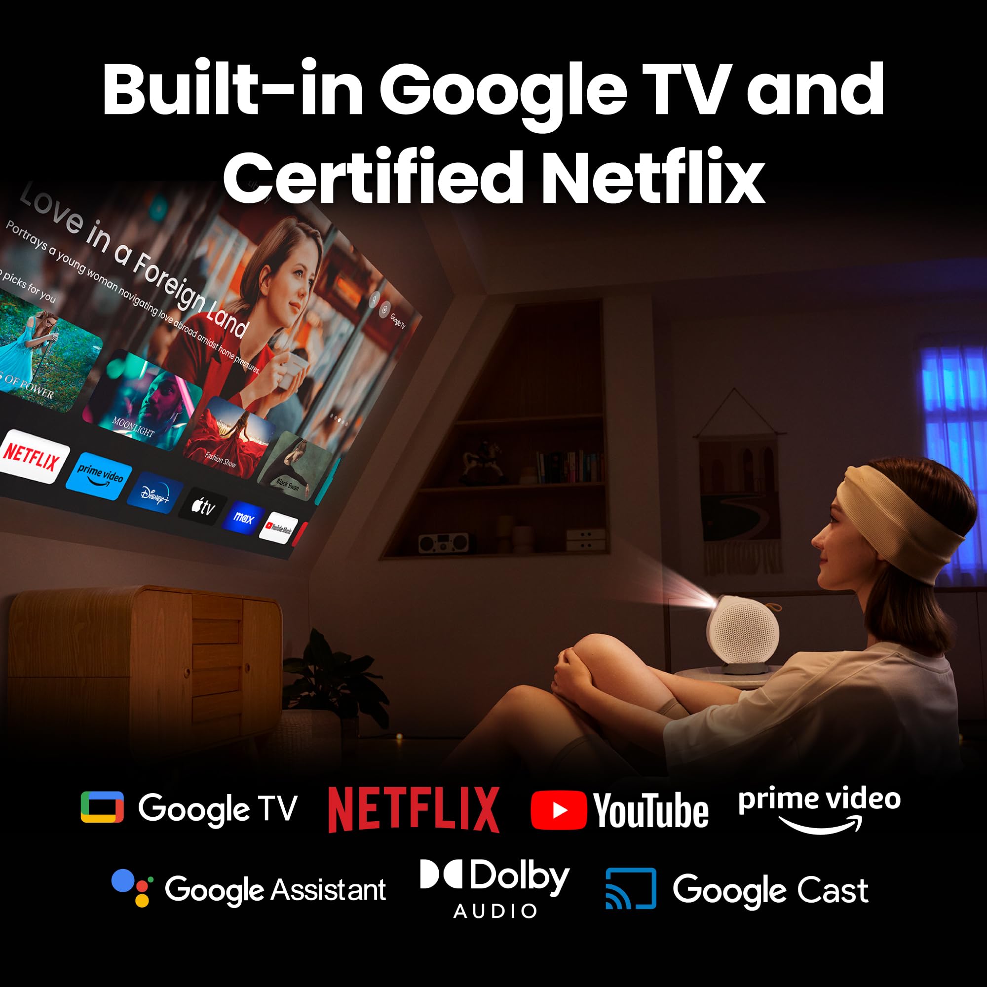 BenQ GV GV50 vidéoprojecteur portable 1080p laser